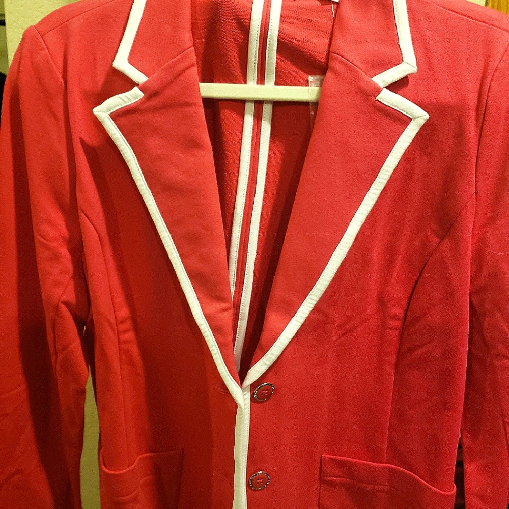 Isaac Mizrahi Live Soft Hot Pink Blazer